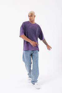 T-Shirt à manches tombantes pour homme, Streetwear, décontracté, urbain, 2023 coton, personnalisé, article OEM de haute qualité, 100% - Product Image 4