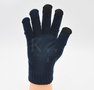 ถุงมือผ้าฝ้ายถักสีขาวปลอดภัยระบายอากาศได้หน้าจอสัมผัสเข็มสำหรับใช้ในอุตสาหกรรมนำมาใช้ใหม่ - Product Image 6