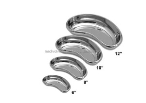 Stainless Steel Kidney Tray Emesis Basin Autoclavable Manual Reusable Hospital Grade 6-12 Inch Medical <b>Instruments</b> Set - Product Image 6