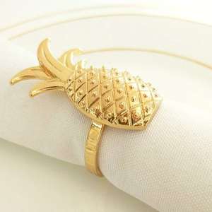 Servilletero de piña fundida para hotel, anillo sólido, servilleta, soporte para pañuelos, mesa, vajilla, servilleteros decorativos, primas - Product Image 5