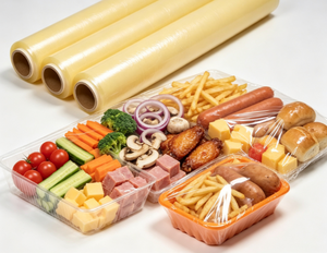 Fresh Keeping Cling Film <strong>Roll</strong>, Food Grade Plastic Wrap for <strong>Fridge</strong> Storage and Leftover Protection - Product Image 1