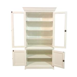 Bibliothèque en bois moderne et minimaliste avec portes, utilisable comme buffet, armoire de cuisine, placard, armoire et meuble de rangement - Product Image 4