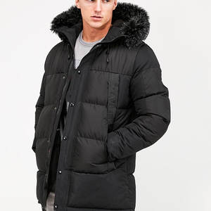 Veste d'hiver pour homme en toile, col montant, respirante, coupe-vent, épaisse - Product Image 6