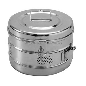 Tambor de Esterilización Manual de Acero Inoxidable para Hospitales, Marca SWISHER INTERNATIONAL, Certificado CE, Duradero, Gran Venta - Product Image 4