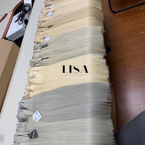 Venta al por mayor de lujo cutícula alineada de doble dibujado máquina de Vietnam extensiones de cabello de trama de cabello humano - Product Image 3