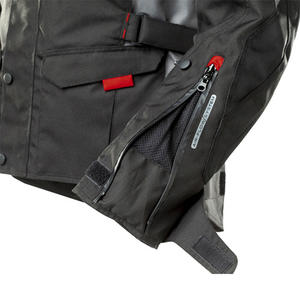 Premium Men's Adventure <b>Motorcycle</b> Jacket Multi-Season <b>Touring</b> Gear Airflow Vents Waterproof Textile CE Armor Ready - Product Image 3
