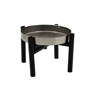 ที่ใส่เทียนทีไลท์ทำมือด้ามไม้/โลหะสีเงินสำหรับตกแต่งบ้านเทศกาลคริสต์มาส - Product Image 2