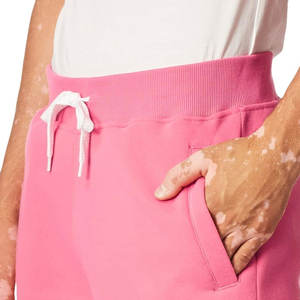 กางเกงจ็อกเกอร์ผ้าฝ้ายย้อมสีล้วนสำหรับผู้ชายกางเกงวิ่งขายาวสำหรับ2026สีชมพูโลโก้ตามต้องการ - Product Image 3