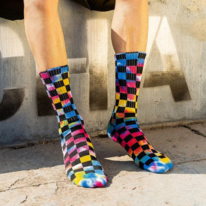 Chaussettes athlétiques décontractées de haute qualité personnalisables pour adultes Chaussettes de lavage à l'eau confortables et respirantes pour hommes de taille personnalisée - Product Image 2