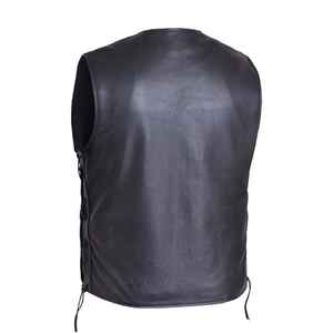 Chaleco de cuero genuino de calidad de lujo Cálido impermeable para otoño invierno con diseño único sin mangas Chaleco de cuero para hombres más demandados - Product Image 1