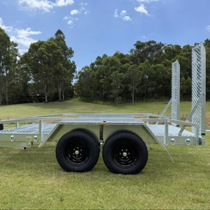 Nouvelle remorque de voiture en acier Gal 12x6 pieds avec éclairage LED, pont galvanisé à chaud - Product Image 1