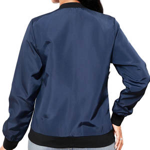 Nouveau élégant poches latérales Bomber veste coupe-vent chaud pour l'hiver respirant manches longues décontracté Fit Bomber veste pour les femmes - Product Image 2