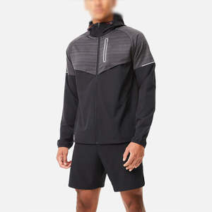 2025 Logo personnalisé imperméable léger Polyester Nylon coupe-vent hommes fermeture éclair survêtements extérieur coupe-vent survêtement ensemble - Product Image 1