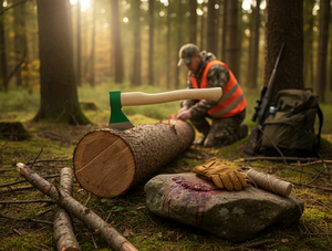 Hache de guerre viking authentique en acier à haute teneur en carbone pour le camping, outils multifonctions de qualité industrielle, rose - Product Image 3