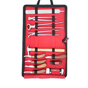 Kit d'outils de maréchal-ferrant et de boucheron : Pince à sabots de précision, extracteur de clous de fer à cheval, râpe double face et couteau à boucle combinés - Product Image 6