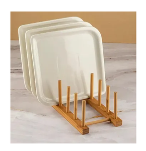 Wood <b>Plate</b> Stand <b>Rack</b> Organization Top Quality Wood <b>Plate</b> Stand Drawer Organizer Kitchen Cabinet Storage <b>Rack</b> - Product Image 1