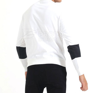 เสื้อสเวตเชิ้ตแฟชั่นผู้ชาย สไตล์ลำลอง ทนทานต่อการใช้งาน ตะเข็บเย็บอย่างดี สวมใส่สบาย เหมาะสำหรับใช้ในชีวิตประจำวัน แรงบันดาลใจจากสตรีทแวร์ ดีไซน์เรียบง่าย - Product Image 3