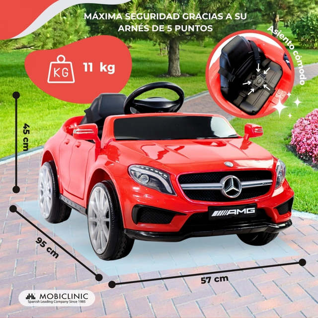 Mercedes Benz AMG Turbo Mobiclinic Remote Control Electric Car for Children 30W Speed 3 km/h USB Port RC Cars