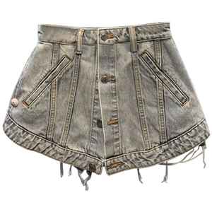 Taille haute été décontracté Shorts pour femmes élégant Street Look doux tissu respirant ajustement idéal pour les vêtements par temps chaud - Product Image 1