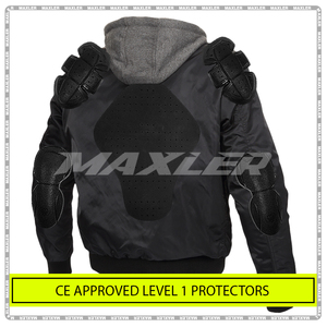 Blouson moto court et compact en textile, fabricant OEM, vêtements de moto personnalisés pour commandes en gros - Product Image 4