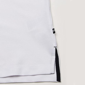 Nouveauté : Polo pour homme avec logo brodé personnalisé, couleur unie, poche avant, tissu tricoté fourni par ODM - Product Image 4