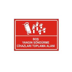 Empty <b>Fire</b> Extinguisher Collection Area Sign Firefighting Equipment Accessory - Product Image 1