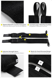 Muñequeras de Levantamiento de Pesas Personalizadas al por Mayor, Correas de Entrenamiento de Gimnasio Premium para Soporte de Agarre - Product Image 6