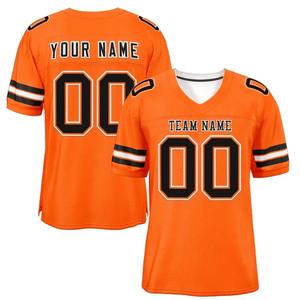 2025 Football américain personnalisé Football américain maillot noir gris personnalisé imprimé nom de l'équipe numéro adulte enfants - Product Image 1