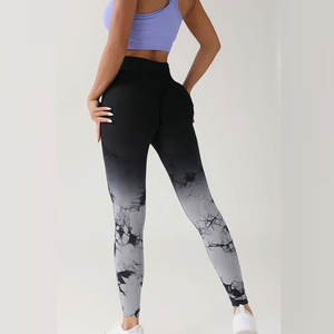 Logo personnalisé Leggings pour femmes Matériau respirant Couleur unie Leggings de gym pour femmes Fabricant de gym Leggings de yoga pour femmes - Product Image 5