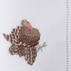 Serviettes en tissu de broderie serviettes de table lavables douces réutilisables pour la table à manger OEM de dîner de famille de fête de mariage - Product Image 3