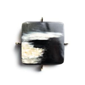 Natural Buffalo Horn <b>Table</b> <b>Coasters</b> Handmade Rustic Drink Accessories High Quality - Product Image 2