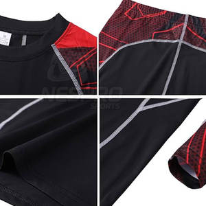 Vente en gros Spandex/Polyester Combinaison de compression décontractée d'hiver à col ras du cou grande taille pour hommes respirante de haute qualité - Product Image 6