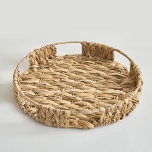 ถาดผักตบชวาธรรมชาติ ขายดี ถาดเสิร์ฟงานแต่งงาน งานฝีมือ ราคาถูก - Product Image 2