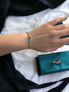 สร้อยข้อมือสแตนเลสประดับเซอร์คอนและมุกเทียม-DAFNI BIG PAZAR ของขวัญสุดอินเทรนด์จากอิสตันบูล - Product Image 1