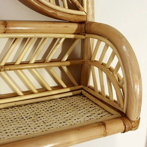 ชั้นหวายรูปใบไม้ธรรมชาติ,ชั้นวางหวายสีรุ้งสำหรับติดผนังเรือนเพาะชำไม้สีรุ้งสำหรับเด็กอ่อนผลิตโดยเวียดนาม FBA Amazon - Product Image 3