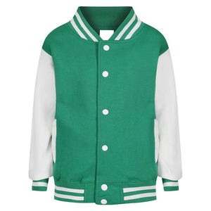 Veste universitaire pour homme, couleur unie marron et blanc, fermeture à boutons, col rabattu, style preppy, vêtement d'automne, coupe classique - Product Image 5