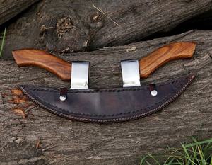 Hache de camping viking de haute qualité, forgée à la main, en acier à haute teneur en carbone, manche en bois, pour bricolage industriel, survie, hache à pizza - Product Image 1