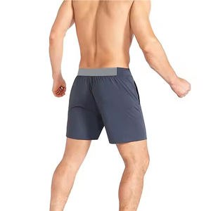 Pantalones Cortos Deportivos de Lona 100% Algodón para Hombre, Transpirables, Resistentes al Viento, Ajuste Holgado, Estampado, Cierre con Cordón, Cintura Alta - Product Image 3