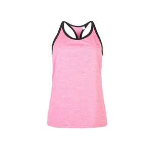 <b>Women's</b> Lightweight Solid 100% Cotton Singlet Tank <b>Top</b> Gym Base Layer Sweat-Wicking Breathable - Product Image 2