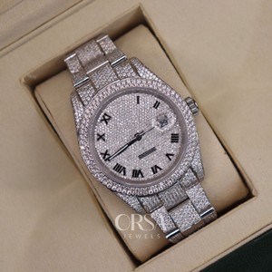 Vente en gros Mouvement suisse Montre en diamant testeur de diamant vérifié Style de célébrité pour revendeur Bijoux Hiphop de haute qualité - Product Image 1