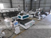 Machine de découpe automatique de panneaux de bois pour le dimensionnement du MDF, du panneau de particules et du contreplaqué avec système d'alimentation automatique, usine chinoise