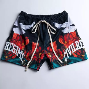 Shorts de basket-ball personnalisés en coton avec impression par sublimation, logo en polyester, shorts de basket-ball pour hommes - Product Image 5