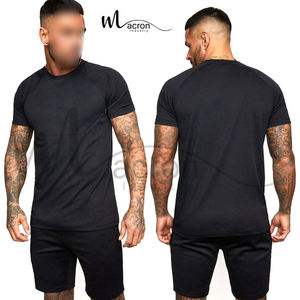 Ensemble de chemises d'été à manches courtes et col rond, couleur noire, haut de gamme, tissu doux de haute qualité, design unique, nouveauté - Product Image 4