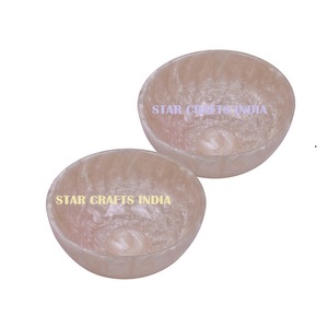 ขายส่งพรีเมี่ยมคุณภาพอินเทรนด์อีพ็อกซี่เรซิ่นชามสลัดตกแต่งงานแต่งงานชามผลไม้แผ่นชามเรซิ่นที่ดีที่สุดต่ําราคา - Product Image 3