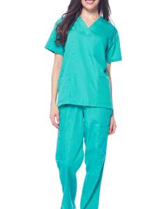 Uniform <b>scrubs</b> women sets <b>tops</b> doctor fabric with pockets sets unisex medical dental beauty salon custom uniform <b>scrub</b> nurses - Product Image 4