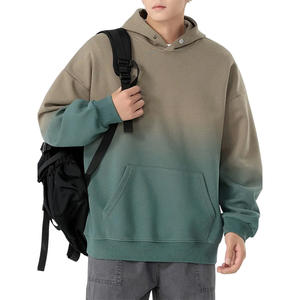 Sweats à capuche à épaules tombantes pour hommes avec impression de logo personnalisé Sweatshirts surdimensionnés Confortable Fit For Gym Workout And Streetwear - Product Image 5