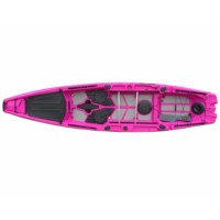 Kayaks de pêche à pédales 3,6 m (12 pi) pour 1 personne, résistants à l'eau, avec GPS et leurres, réglables – Offre Spéciale