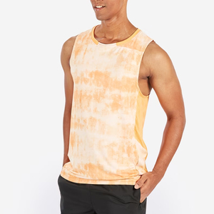 Venta al por mayor logotipo personalizado tamaño diseño hombres camiseta sin mangas gimnasio Atlético algodón deporte suelto sin mangas chaleco para hombres - Product Image 3