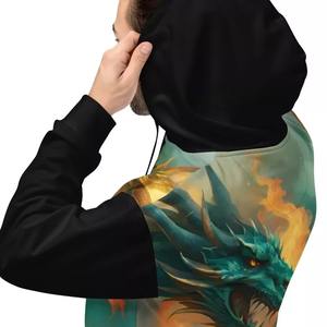 Sudadera con Capucha Sublimada Informal para Hombre, Diseño Nuevo 2025, 100% Algodón de Alta Calidad con Logotipo Personalizado - Product Image 6