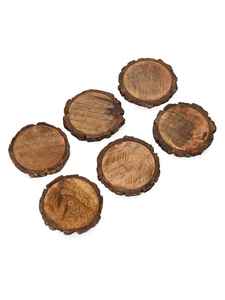 Gran oferta, juego de posavasos de piedra de estilo europeo de lujo, madera de Acacia de mármol de alta calidad, grabado personalizado para alfombrillas y almohadillas para bebidas - Product Image 6